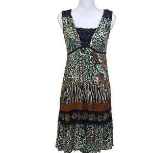 Vintage babydoll dress, small, festival, fairy grunge, global inspired, eclectic